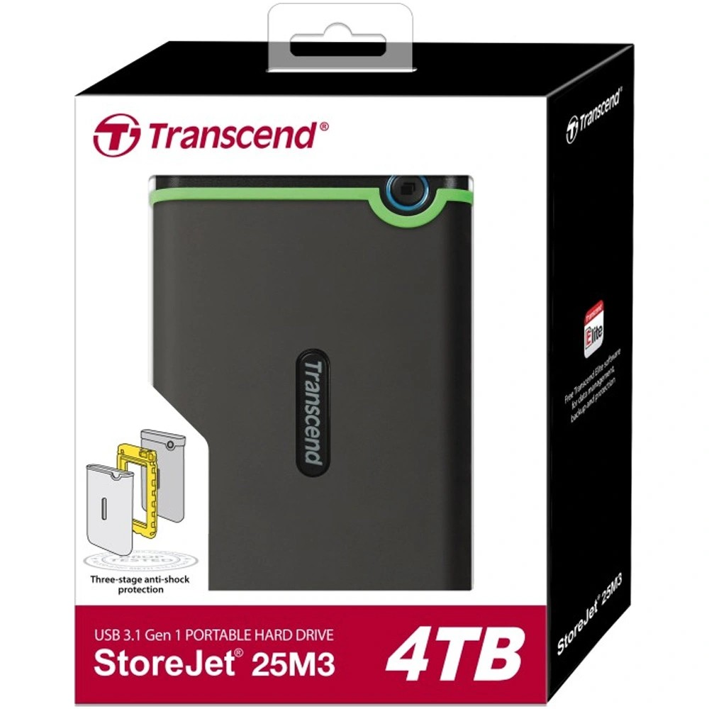 Ổ cứng gắn ngoài Transcend 4TB StoreJet2.5