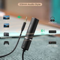 Bộ phát Bluetooth UGREEN CM150 Hỗ trợ âm thanh Hifi chất lượng cao, cổng Optical, cổng 3.5mm