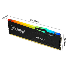 RAM DESKTOP KINGSTON FURY BEAST RGB EXPO (KF552C36BBEA-16) 16GB (1X16GB) - DDR5 5200MHZ