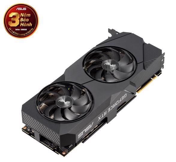 Card màn hình Asus RTX 2080 8GB GDDR6 DUAL EVO OC (DUAL-RTX2080-O8G-EVO)