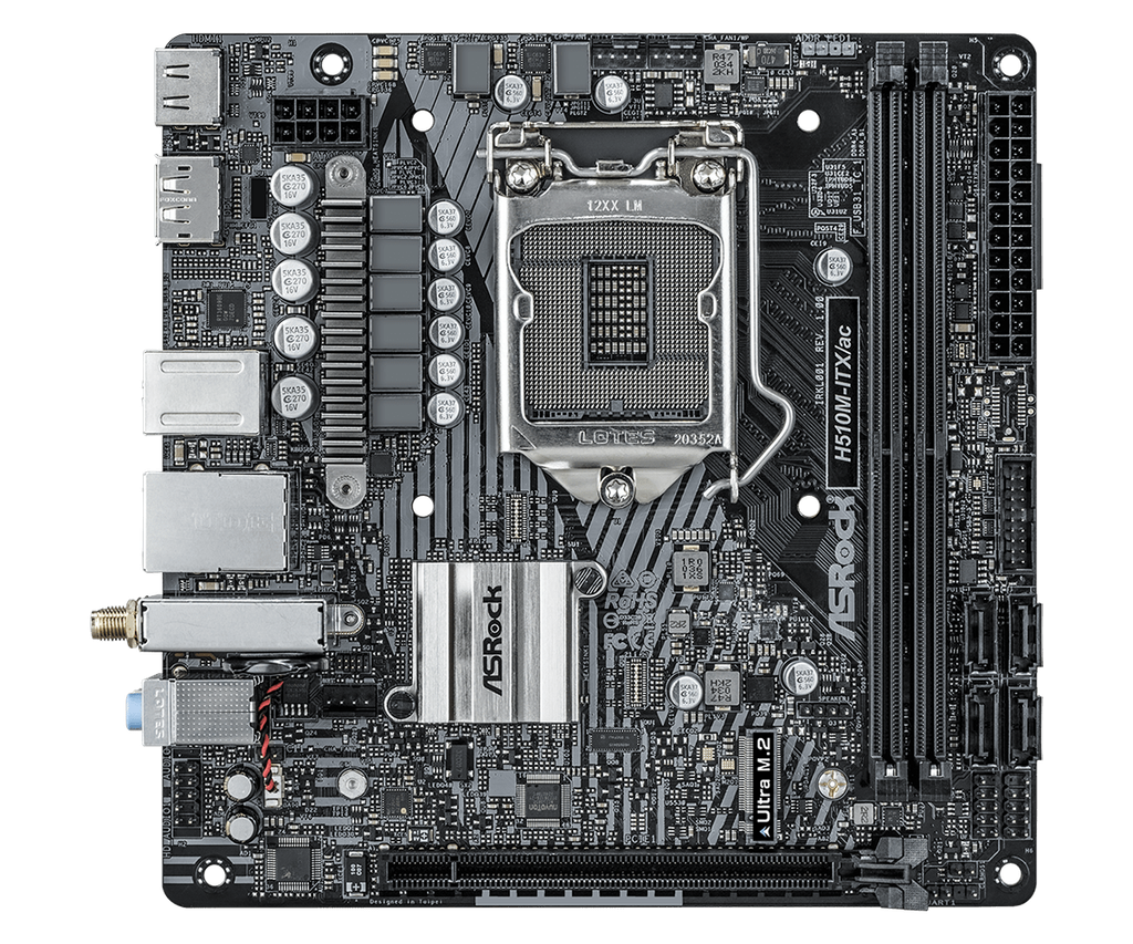 Mainboard Asrock H510M-ITX/ac ( LGA 1200 - m-ATX Form Factor - DDR4 )