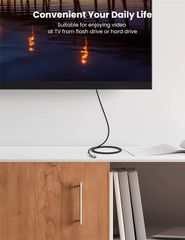 Cáp nối dài USB 3.0 UGREEN US115 – Tốc độ truyền 5Gbps – Dây bện nylon chắc chắn độ dài từ 0.5-2m – Hãng phân phối chính hãng – Bảo hành 18 tháng