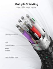 Cáp nối dài USB 3.0 UGREEN US115 – Tốc độ truyền 5Gbps – Dây bện nylon chắc chắn độ dài từ 0.5-2m – Hãng phân phối chính hãng – Bảo hành 18 tháng