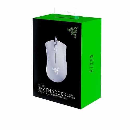 Chuột Razer DeathAdder Essential-Ergonomic Wired-Trắng(White)_RZ01-03850200-R3M1