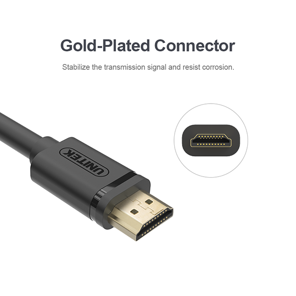 Cáp HDMI to HDMI 1.4V dài 20M, Dây HDMI chính hãng Unitek Y-C144