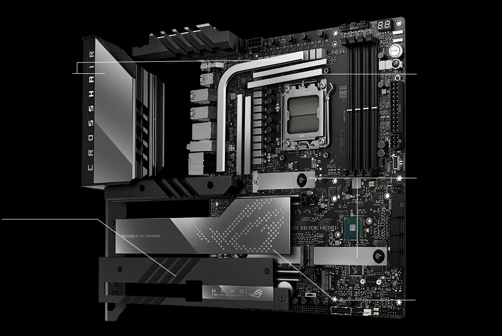 Mainboard Asus ROG CROSSHAIR X670E HERO DDR5