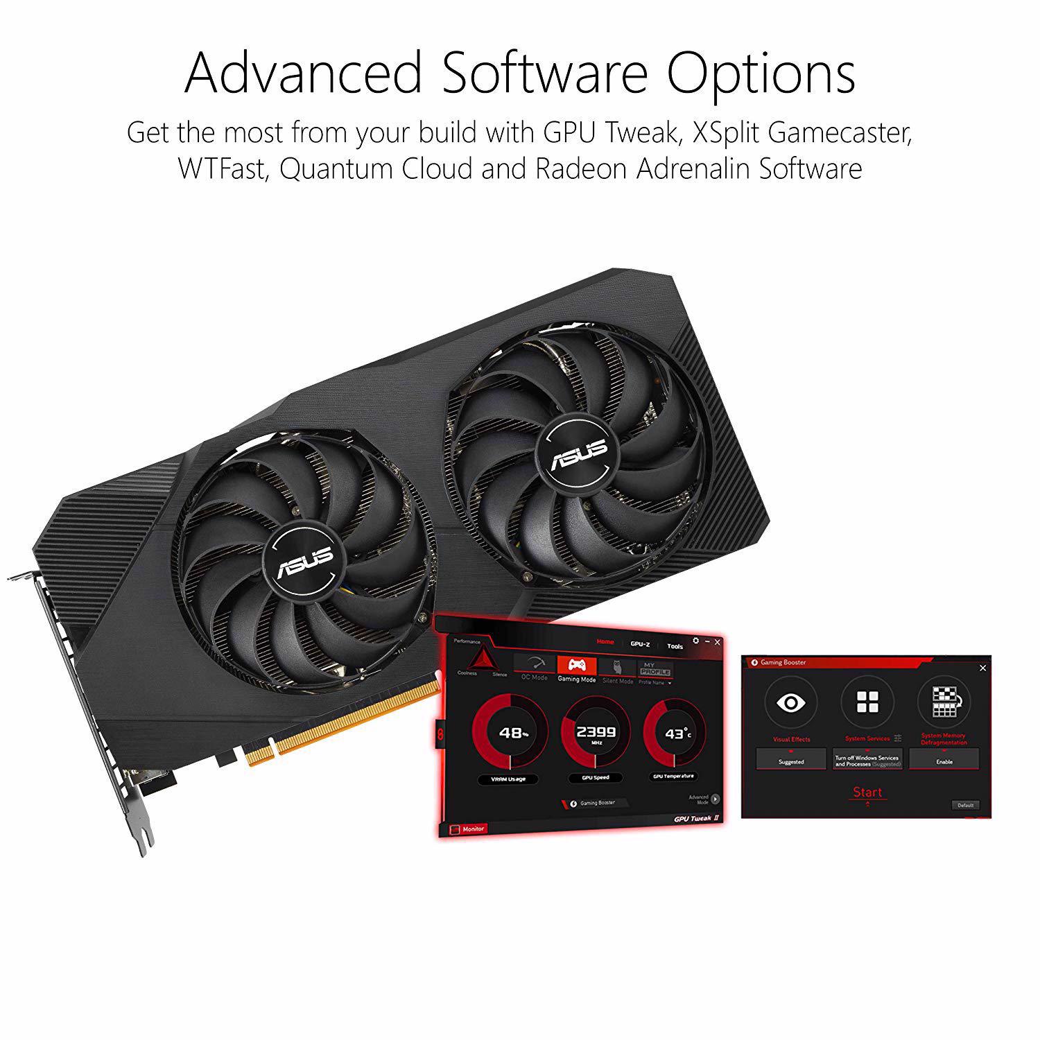 ASUS AMD RX 5700 デュアルファンモデル 8G