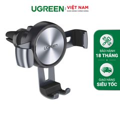 Giá đỡ điện thoại UGREEN LP130 Cắm khe gió điều hòa trên xe hơi kích thước từ 4.7 đến 6.5 inch – Hãng phân phối chính hãng