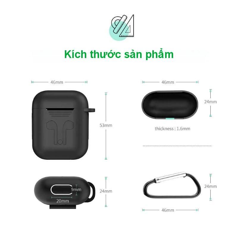 Hộp bảo vệ Airpods UGREEN 50867 – Chất liệu Silicone