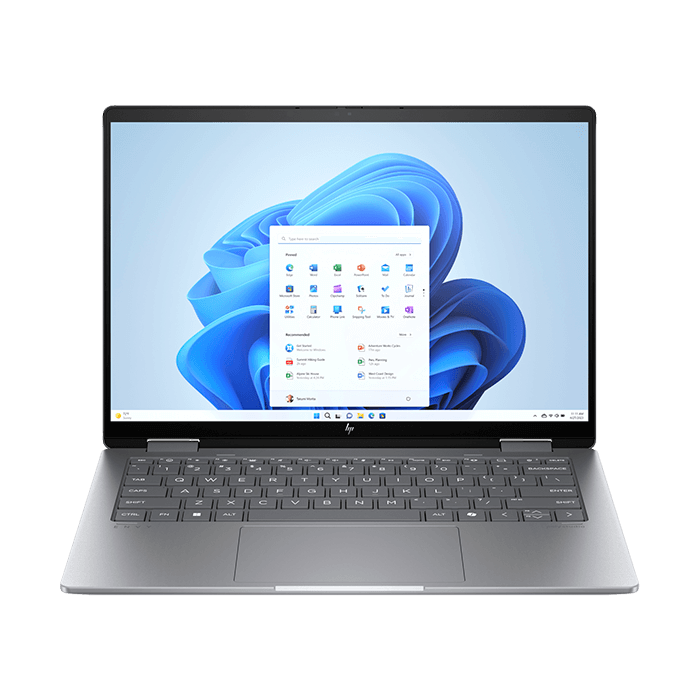 Laptop - Máy tính xách tay HP Envy x360 14-fc0156TU AY8W4PA, Core Ultra 7-155U,16GB RAM,1TB SSD, Intel Graphics,14