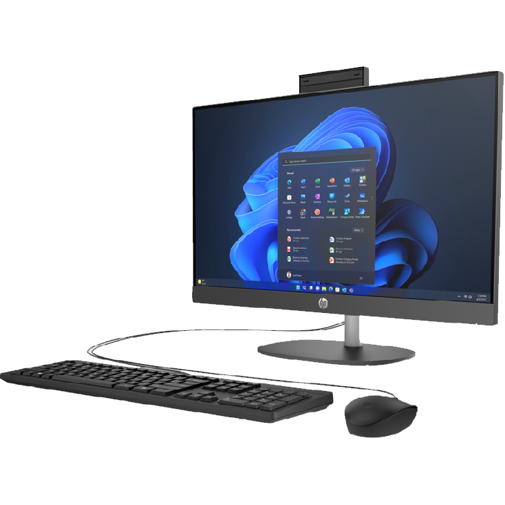 Máy tính để bàn HP ProOne 240 G10 AIO - 9H0B4PT - i7-1355U/16G/512GSSD/23.8FHD/IPS/W11SL/1Y