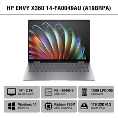 Laptop HP Envy x360 14-fa0049AU - A19BRPA (Ryzen 5 8640HS/ Onboard graphics/ 16GB/ 1TB/ Windows 11)