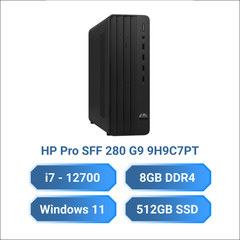 Máy tính để bàn đồng bộ PC HP Pro SFF 280 G9 9H9C7PT (I7 12700/ 8GB/ 512GB SSD/ Wifi + BT/ Win11)