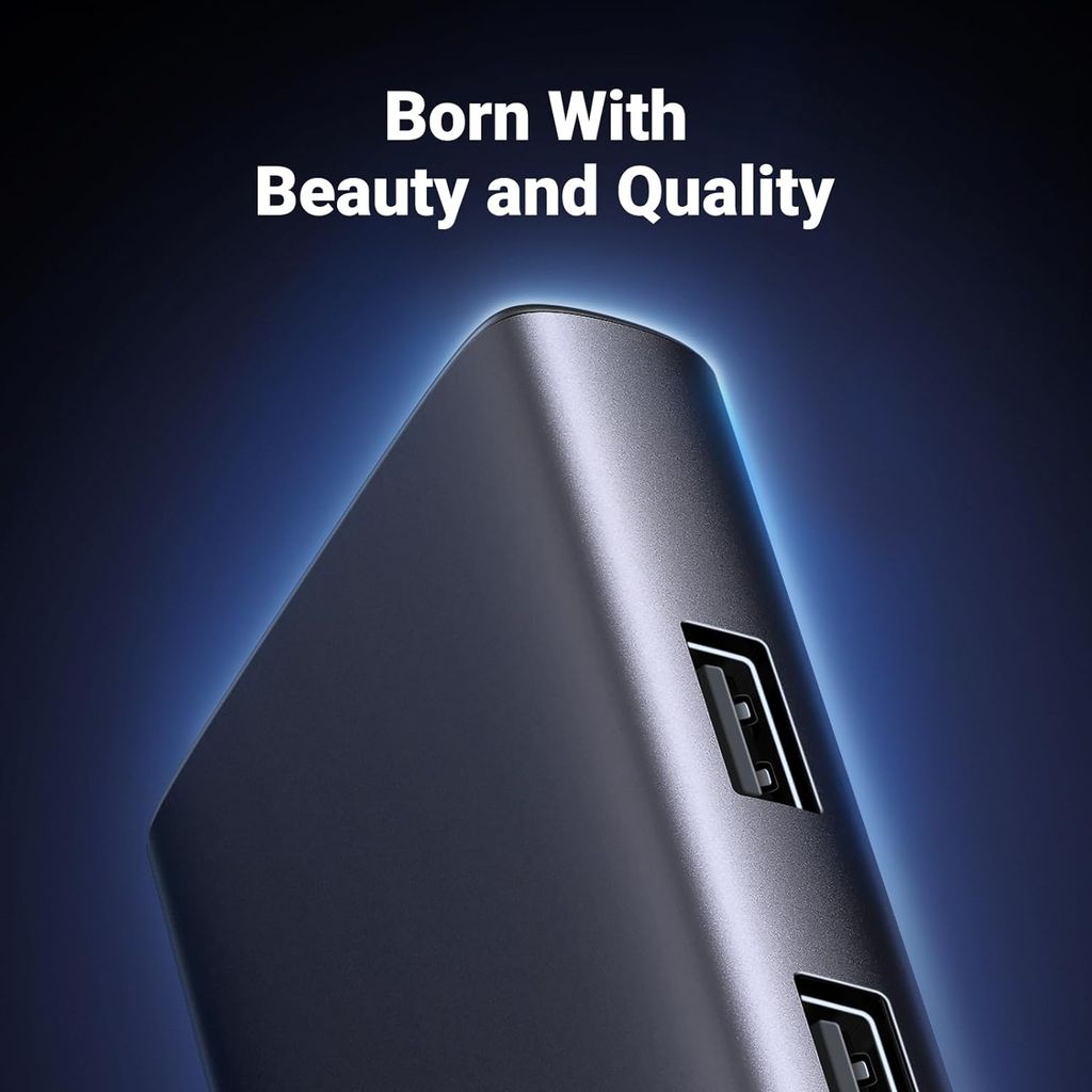 Hub type C Ugreen 15531 HDMI 4K@30Hz USB 3.2 cổng type C, cổng PD, SD/TF