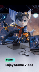 Hub chuyển đổi Type C Ugreen 90568 4K30Hz USB type C to 2 * USB3.0 + HDMI + RJ45 + SD&TF + PD Converter