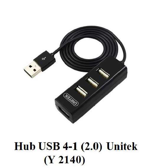 Hub USB 4P 2.0 80cm Y-2140 UNITEK