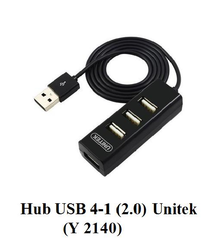 Hub USB 4P 2.0 80cm Y-2140 UNITEK