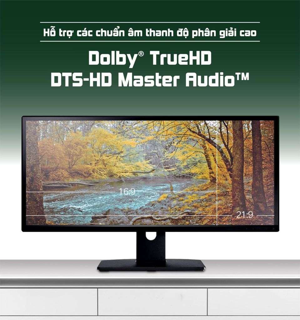 Dây cáp HDMI 2.0 4K/60Hz UGREEN HD116 thuần đồng khử Oxy hóa, dài 0.5m 1m 2m 3m – Tương thícmartTV, đầu DVD, Set top box, máy chiếuh với S