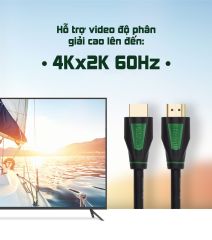 Dây cáp HDMI 2.0 4K/60Hz UGREEN HD116 thuần đồng khử Oxy hóa, dài 0.5m 1m 2m 3m – Tương thícmartTV, đầu DVD, Set top box, máy chiếuh với S