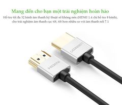 Dây HDMI 2.0 thuần đồng hỗ trợ 10Gbps, đầu hợp kim, dài từ 1-10M UGREEN HD117