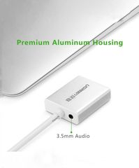 Dây chuyển đổi DisplayPort sang VGA+Audio converter (Vỏ nhôm) dài 25cm UGREEN DP106