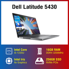 Laptop - Máy tính xách tay Dell Latitude 5430 (i5-1235U/ RAM 16GB / SSD 256GB/ 14 Inch FHD/ Win 11 Pro) C730G