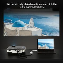 Cáp chuyển đổi Type C sang VGA UGREEN CM114 Hỗ trợ độ phân giải 1920x1080P/60Hz – Lõi đồng nguyên chất, truyền tải tín hiệu ổn định