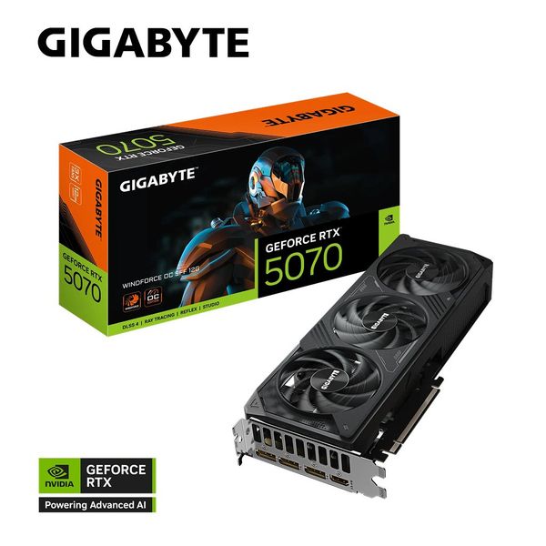 VGA Gigabyte RTX 5070 WINDFORCE SFF 12GB (N5070WF3-12GD)