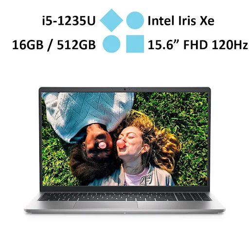 Laptop - Máy tính xách tay Dell Inspiron 3520 N5I5052W1 (Core i5 1235U/ 16GB/ 512GB SSD/ Intel Iris Xe Graphics/ 15.6inch Full HD/ Windows 11 Home/ Silver)