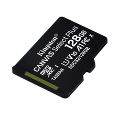 Thẻ nhớ Kingston 128GB microSDXC Canvas Select 100R CL10 UHS-I Single Pack SDCS2/128GBSP (Không Adapter)