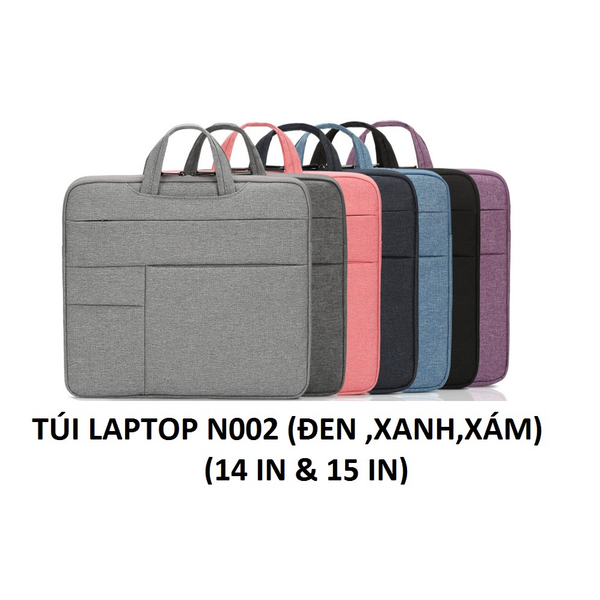 Túi Đựng Laptop, Macbook 14/ 15.6in N009 - Màu Đen, Xám