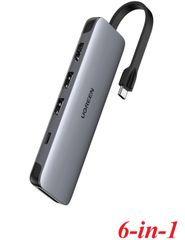 Hub Type C cho MacBook/ Laptop các thiết bị máy tính điện thoại hỗ trợ USB type C truyền âm thanh hình ảnh UGREEN – 70649