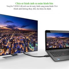 Dây chuyển đổi DisplayPort sang VGA hỗ trợ phân giải 1920×1200 dài 1-3M UGREEN DP105