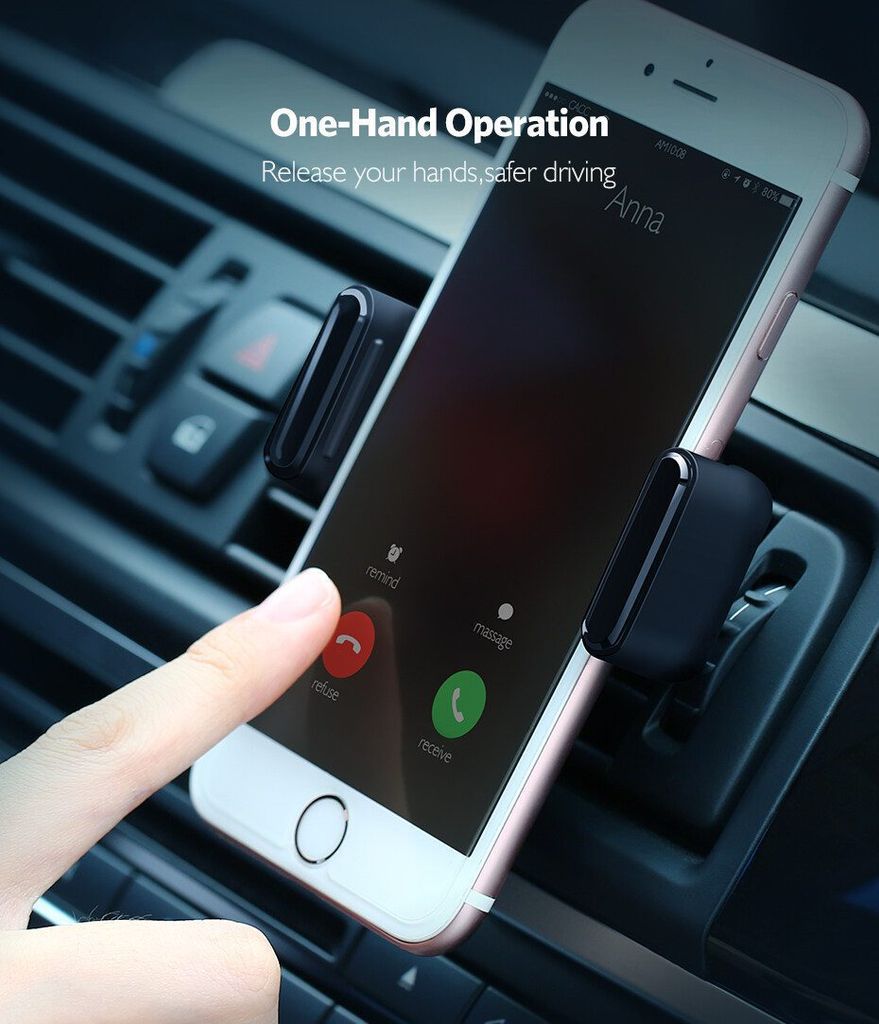 Kẹp điện thoại cài khe gió điều hòa cao cấp UGREEN LP120