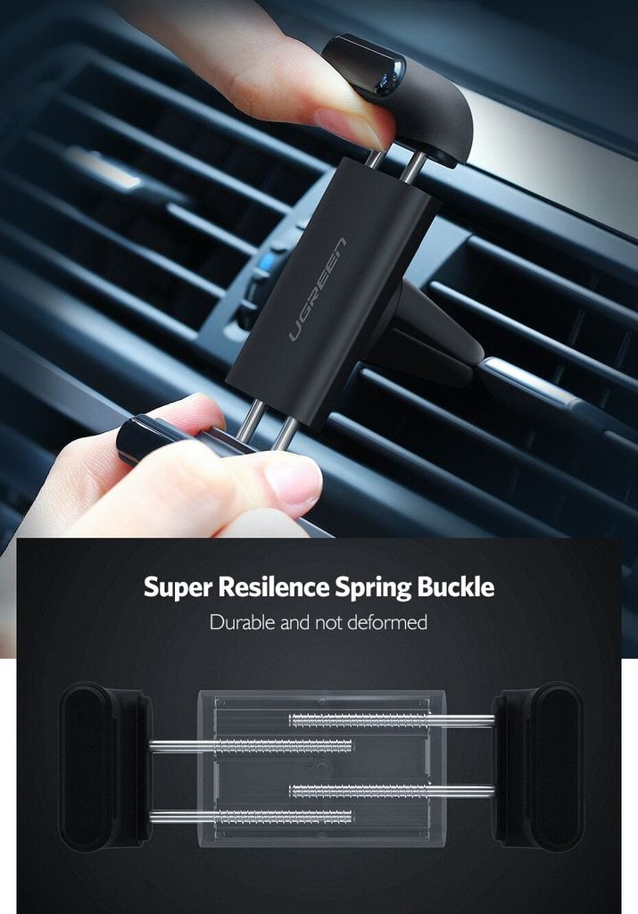 Kẹp điện thoại cài khe gió điều hòa cao cấp UGREEN LP120