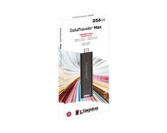 USB Kingston Data Traveler Max 256GB Type C – DTMAX/256GB (Read 1000Mb/s - Write 900Mb/s)