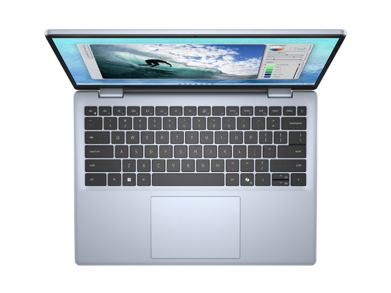 Laptop - Máy tính xách tay Dell Inspiron 14 5445 Ryzen 7-8840HS (Ram 16GB SSD 512GB AMD Radeon 780M Màn 14inch 2.2K)