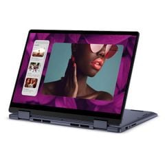 Laptop Dell Inspiron 7445 2 in 1 Midnight Blue (Ryzen 5 - 8640HS/ RAM 8GB/ SSD 512GB/ 14 inch FHD+ Windows 11) i7445-5333BLU-BUS/ 77CF1