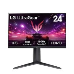 Màn hình gaming LG UltraGear 24GS65F-B (23.8Inch/ Full HD/ 1ms/ 180Hz/ 300cd/m2/ IPS)