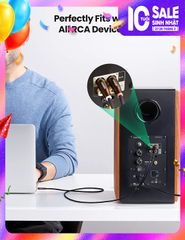 Cáp chuyển đổi 3.5mm sang 2 đầu RCA UGREEN AV170