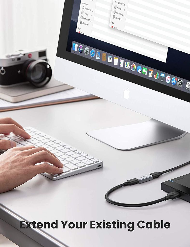 Đầu nối USB 3.0 UGREEN 20119 – Chất liệu hợp kim tản nhiệt tốt – Tốc độ truyền lên đến 5G – Thiết kế nhỏ gọn, dễ sử dụng