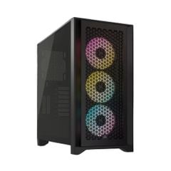 Vỏ máy tính Corsair iCUE 4000D RGB Airflow, Black - CC-9011240-WW