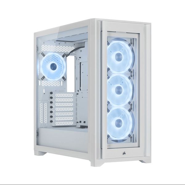Vỏ máy tính Corsair iCUE 5000X RGB QL True White - CC-9011233-WW