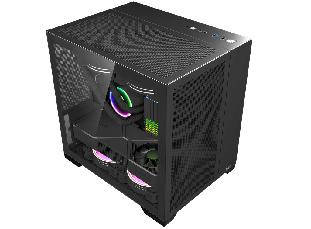 Vỏ case MIK LV12 MINI FLOW- BLACK