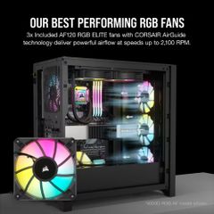 Vỏ máy tính Corsair iCUE 5000D RGB Airflow, Black - CC-9011242-WW