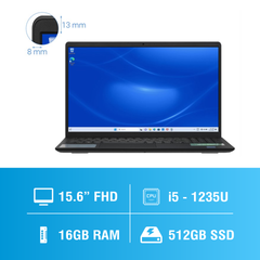 Laptop - Máy tính xách tay Dell Inspiron 15 3520 Black (Core-i5 -1235U/ RAM 16GB/ SSD 512GB/ 15.6 - inch FHD/ Win 11 Home) M3TVH