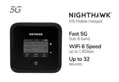 Bộ phát wifi 5G Netgear MR5200 ( Nighthawk M5) - Tốc độ 5G lên tới 7.5Gbps