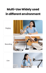 Mic UGREEN CM427 thu âm không dây