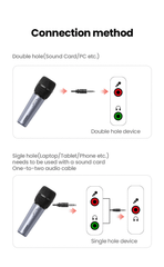 Mic UGREEN CM427 thu âm không dây