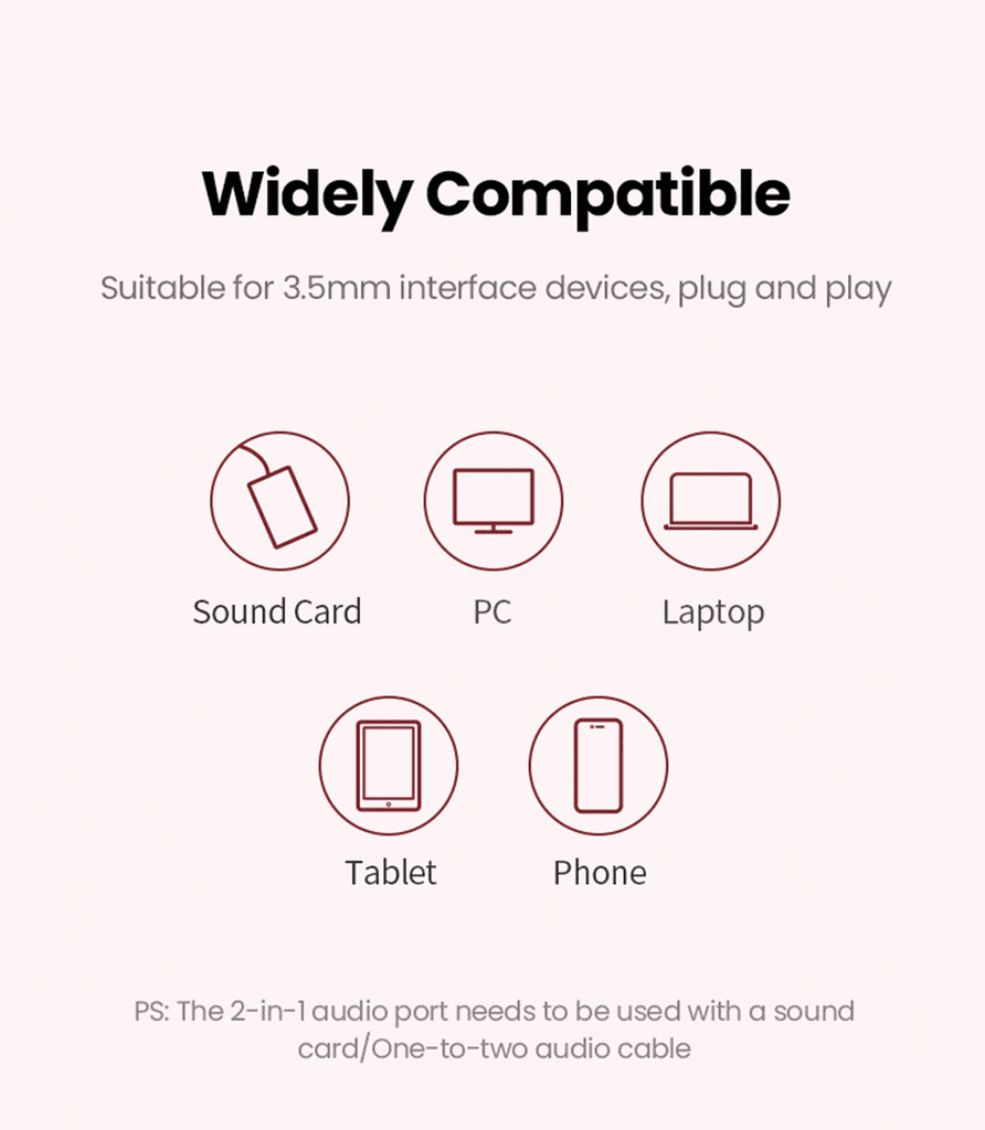 Mic UGREEN CM427 thu âm không dây